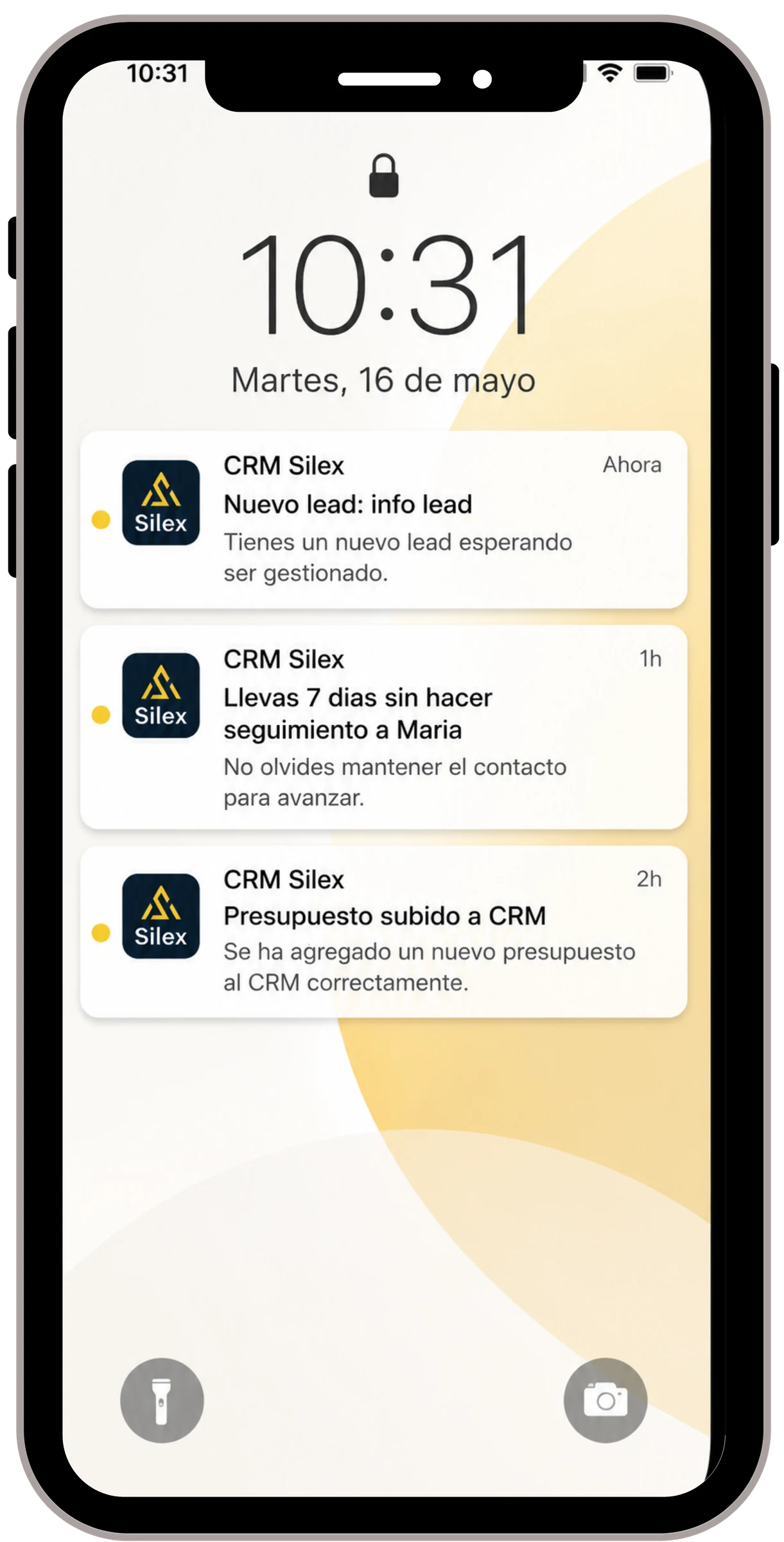 Notificaciones internas ventanas